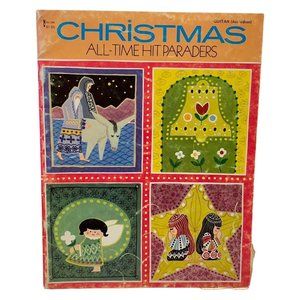 Christmas All Time Hit Paraders Songbook Sheet Music Guitar Accordian Vintage
